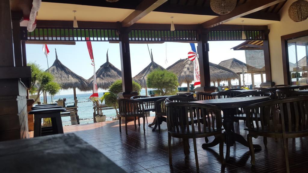 Coral Beach Pizza Cottages Gili Trawangan Eksteriør billede